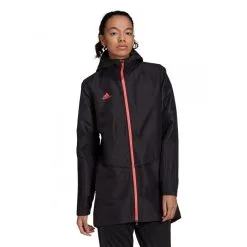 Chubasquero Adidas Tiro Parka All Weather Mujer -tienda de material de futbol chaqueton adidas tiro parka st mujer black 1