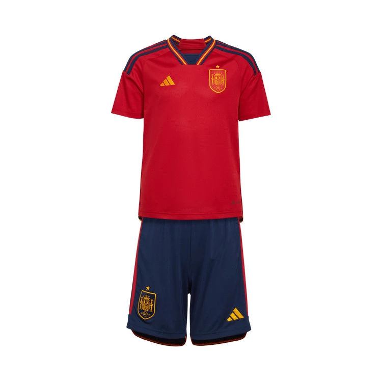 Conjunto Adidas España Primera Equipación Mundial Qatar 2022 Niño 3 Conjunto Adidas España Primera Equipación Mundial Qatar 2022 Niño