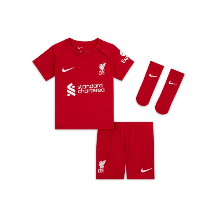 Conjunto Nike Liverpool FC Primera Equipación Stadium 2022-2023 Niño 3 Conjunto Nike Liverpool FC Primera Equipación Stadium 2022-2023 Niño