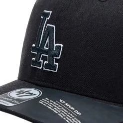 '47 BRAND Gorra 47 Brand MLB Los Angeles Dodgers Cold Zone Mvp -tienda de material de futbol gorra 47 brand mlb los angeles dodgers cold zone mvp black 2 1