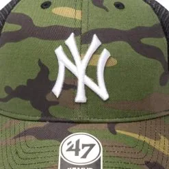 '47 BRAND Gorra 47 Brand MLB New York Yankees Camo Branson MVP -tienda de material de futbol gorra 47 brand mlb new york yankees camo branson mvp verde 3