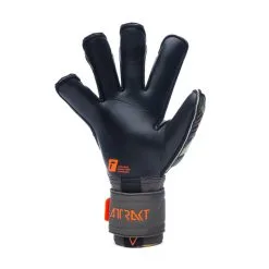Guante Reusch Attrakt Gold X Evolution Cut -tienda de material de futbol guante reusch attrakt gold x evolution cut desert green shocking orange black 3