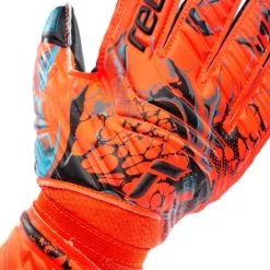 Guante Reusch Attrakt Silver Niño -tienda de material de futbol guante reusch attrakt silver nino rojo 4