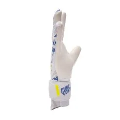 Guante Reusch Pure Contact Silver 9 Guante Reusch Pure Contact Silver -tienda de material de futbol guante reusch pure contact silver white blue 2
