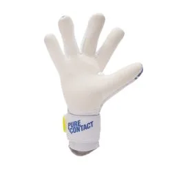 Guante Reusch Pure Contact Silver 10 Guante Reusch Pure Contact Silver -tienda de material de futbol guante reusch pure contact silver white blue 3