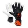 Guante Uhlsport Speed Contact Soft Pro -tienda de material de futbol guante uhlsport speed contact soft pro nino black white fluor orange 0