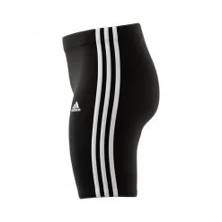 Malla Adidas Corta 3 Stripes Essentials Mujer -tienda de material de futbol malla adidas w 3s bk sho negro 2