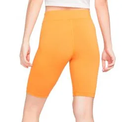 Malla Nike Corta Sportswear Essential Biker Mujer -tienda de material de futbol malla nike nsw essential biker mujer light curry 1