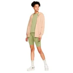 Malla Nike Corta Sportswear Essential Biker Mujer -tienda de material de futbol malla nike sportswear essentials biker mujer alligator white 3