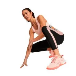 Malla Puma Train Strong Fashion Mujer -tienda de material de futbol malla puma train strong fashion mujer black rose dust 2