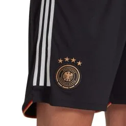 Pantalón Corto Adidas Alemania Primera Equipación Mundial Qatar 2022 -tienda de material de futbol pantalon corto adidas alemania primera equipacion world cup 2022 black 3