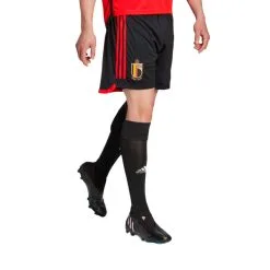 Pantalón Corto Adidas Bélgica Primera Equipación Mundial Qatar 2022 -tienda de material de futbol pantalon corto adidas belgica primera equipacion world cup 2022 black 1