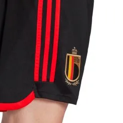 Pantalón Corto Adidas Bélgica Primera Equipación Mundial Qatar 2022 -tienda de material de futbol pantalon corto adidas belgica primera equipacion world cup 2022 black 3