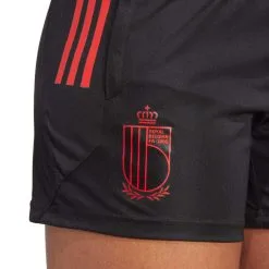 Pantalón Corto Adidas Bélgica Training Mundial Qatar 2022 Mujer -tienda de material de futbol pantalon corto adidas belgica training mundial qatar 2022 mujer black 3