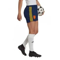 Pantalón Corto Adidas España Primera Equipación Euro 2022 Mujer -tienda de material de futbol pantalon corto adidas espana primera equipacion 2021 2022 mujer team navy blue 3