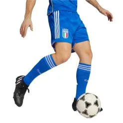 Pantalón Corto Adidas Italia Primera Equipación 2022-2023 -tienda de material de futbol pantalon corto adidas italia primera equipacion 2022 2023 blue 3