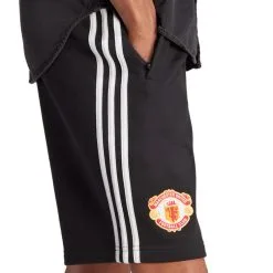 Pantalón Corto Adidas Manchester United FC Edición Especial -tienda de material de futbol pantalon corto adidas manchester united fc edicion especial black 1