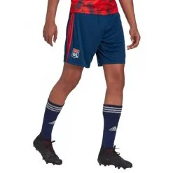 Pantalón Corto Adidas Olympique De Lyon Segunda Equipación 2022-2023 -tienda de material de futbol pantalon corto adidas olympique de lyon segunda equipacion 2022 2023 mystery blue 1