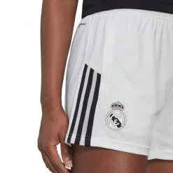 Pantalón Corto Adidas Real Madrid CF Training 2022-2023 Mujer -tienda de material de futbol pantalon corto adidas real madrid cf training 2022 2023 mujer white 3