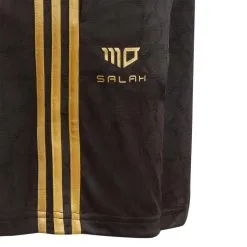Pantalón Corto Adidas Salah Niño -tienda de material de futbol pantalon corto adidas salah nino black gold metallic 2