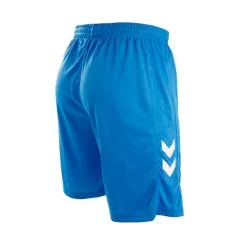 Pantalón Corto Hummel Málaga CF Primera Equipación 2022-2023 Niño -tienda de material de futbol pantalon corto hummel malaga cf primera equipacion 2022 2023 nino azure blue 2