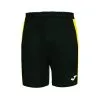 Pantalón Corto Joma Academy III Maxi -tienda de material de futbol pantalon corto joma academy iii maxi negro amarillo 0