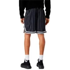 Pantalón Corto Karl Kani Small Signature Pinstripe Mesh 7 Pantalón Corto Karl Kani Small Signature Pinstripe Mesh -tienda de material de futbol pantalon corto karl kani small signature pinstripe mesh black white 1