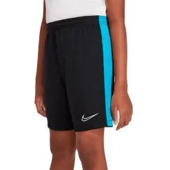 Pantalón Corto Nike Dri-Fit Academy 23 Niño -tienda de material de futbol pantalon corto nike dri fit academy 23 nino black indigo haze baltic blue 3