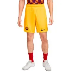 Pantalón Corto Nike FC Barcelona Cuarta Equipación Stadium 2022-2023 -tienda de material de futbol pantalon corto nike fc barcelona cuarta equipacion stadium 2022 2023 yellow deep royal blue 2 1