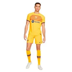 Pantalón Corto Nike FC Barcelona Cuarta Equipación Match 2022-2023 -tienda de material de futbol pantalon corto nike fc barcelona cuarta equipacion stadium 2022 2023 yellow deep royal blue 4