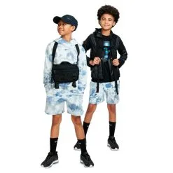 Pantalón Corto Nike Sportswear Club Wash Gear Down Niño -tienda de material de futbol pantalon corto nike sportswear club wash gear down nino diffused blue midnight navy 4