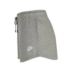Pantalón Corto Nike Sportswear Essential French Terry Mujer -tienda de material de futbol pantalon corto nike sportswear essential french terry mujer dark grey heather matte silver white 2