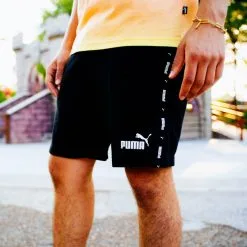 Pantalón Corto Puma Ess + Tape S 9" TR -tienda de material de futbol pantalon corto puma ess tape s 9 tr puma black 5