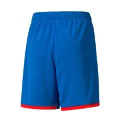 Pantalón Corto Puma Girona FC Primera Equipación 2021-2022 Niño -tienda de material de futbol pantalon corto puma girona fc primera equipacion 2021 2022 nino puma royal puma white 1