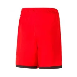 Pantalón Corto Puma Girona FC Primera Equipación Replica 2022-2023 Niño -tienda de material de futbol pantalon corto puma girona fc primera equipacion 2022 2023 nino red black 1
