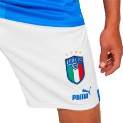 Pantalón Corto Puma Italia Primera Equipación Replica 2022-2023 -tienda de material de futbol pantalon corto puma italia primera equipacion 2022 2023 white ignite blue 4