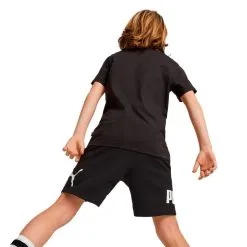 Pantalón Corto Puma Power Niño -tienda de material de futbol pantalon corto puma power nino black 1