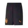 Pantalón Corto Puma Valencia CF Segunda Equipación Replica 2022-2023 Niño -tienda de material de futbol pantalon corto puma valencia cf segunda equipacion 2022 2023 nino black neon citrus 0