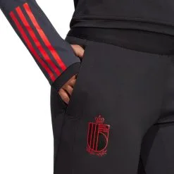 Pantalón Largo Adidas Bélgica Training Mundial Qatar 2022 Mujer 10 Pantalón Largo Adidas Bélgica Training Mundial Qatar 2022 Mujer -tienda de material de futbol pantalon largo adidas belgica training mundial qatar 2022 mujer black 3 1