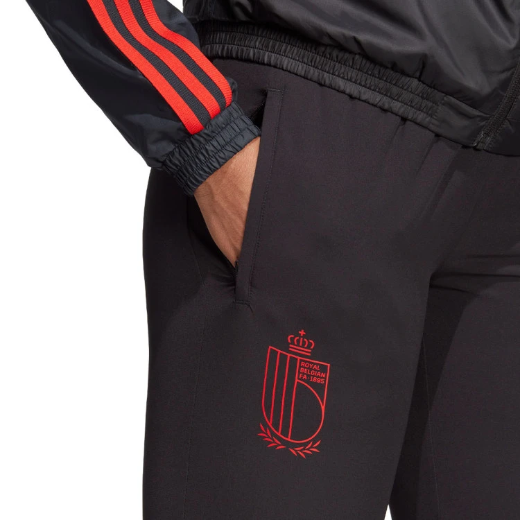 Pantalón Largo Adidas Bélgica Training Mundial Qatar 2022 Mujer 6 Pantalón Largo Adidas Bélgica Training Mundial Qatar 2022 Mujer - Imagen 4
