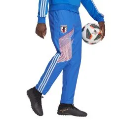 Pantalón Largo Adidas Japón Fanswear Mundial Qatar 2022 -tienda de material de futbol pantalon largo adidas japon fanswear mundial qatar 2022 hi res blue 3