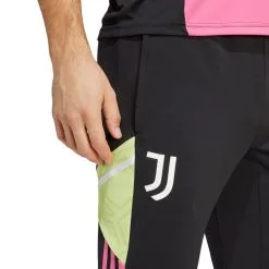 Pantalón Largo Adidas Juventus FC Training 2022-2023 -tienda de material de futbol pantalon largo adidas juventus fc training 2022 2023 black pulse magenta 3
