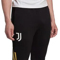 Pantalón Largo Adidas Juventus FC Training 2022-2023 -tienda de material de futbol pantalon largo adidas juventus fc training 2022 2023 black white 4