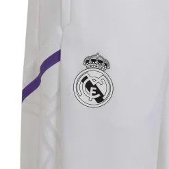 Pantalón Largo Adidas Real Madrid CF Training 2022-2023 Niño -tienda de material de futbol pantalon largo adidas real madrid cf training 2022 2023 nino white 3
