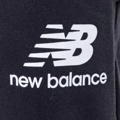 Pantalón Largo New Balance Essentials Stacked Logo Sweat -tienda de material de futbol pantalon largo new balance essentials stacked logo sweat negro 2