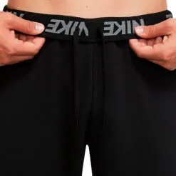Pantalón Largo Nike Dri-Fit Tapered Swoosh -tienda de material de futbol pantalon largo nike dri fit tapered swoosh black white 3