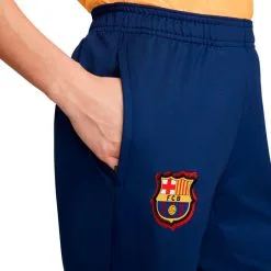 Pantalón Largo Nike FC Barcelona Training 2021-2022 Mujer -tienda de material de futbol pantalon largo nike fc barcelona training 2021 2022 mujer blue void vivid orange 2