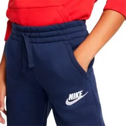 Pantalón Largo Nike Sportswear Club Fleece Jogger Niño -tienda de material de futbol pantalon largo nike sportswear club fleece jogger nino midnight navy midnight navy white 4
