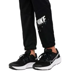 Pantalón Largo Nike Therma-Fit Tapered Niño -tienda de material de futbol pantalon largo nike therma fit tapered nino black white 3