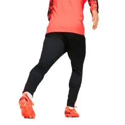 Pantalón Largo Puma IndividualFINAL Training -tienda de material de futbol pantalon largo puma individualfinal training puma black fiery coral 4